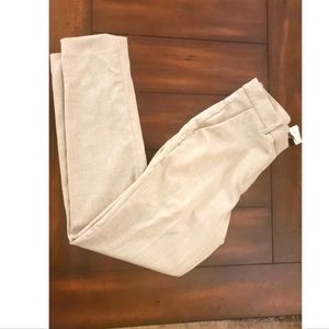 H&M Dress pants- cream color, size 4 NWT